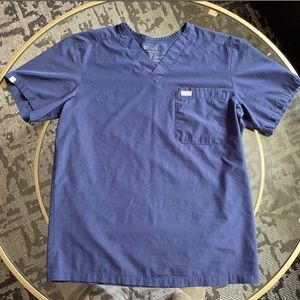 25% off men's Navy FlONlite ™M Leon - Two-Pocket
Scrub Top